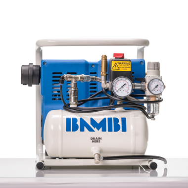 Bambi PT5 Compressor - Ultra Low Noise - Oil Free